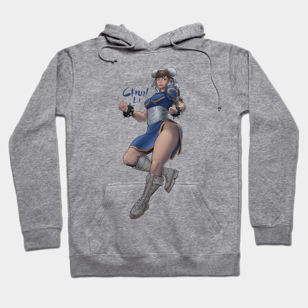 Chun Li Street Fighter Hoodie by Vlader